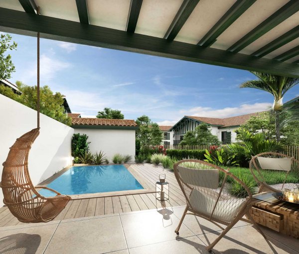 Résidence ARANONDOA - piscine villa Bidart