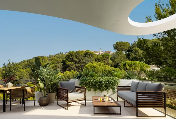 Ellipse - appartements neufs mougins - Perpective Terrasse