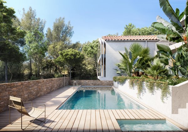 Résidence Bleu Evasion à Bormes-les-Mimosas Piscine